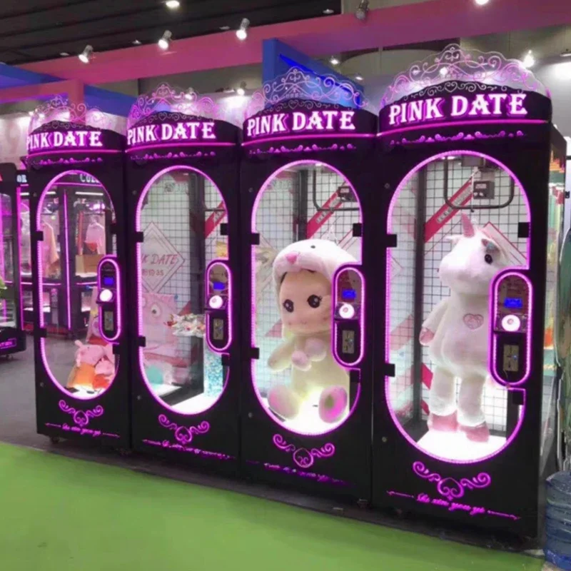 Arcade Prize Vending Machine - A-Pembe Tarih Makas Kesim Ödül Hediye