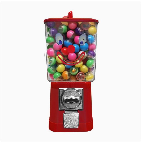 Candy Vending Machine - Farklı Ülkelerin Jetonlu Alışveriş Merkezi Self