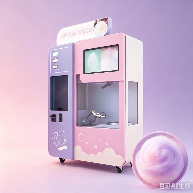 Candy Floss Machine - Akıllı Pamuk Şeker Otomatı, Parklar, Sinemalar