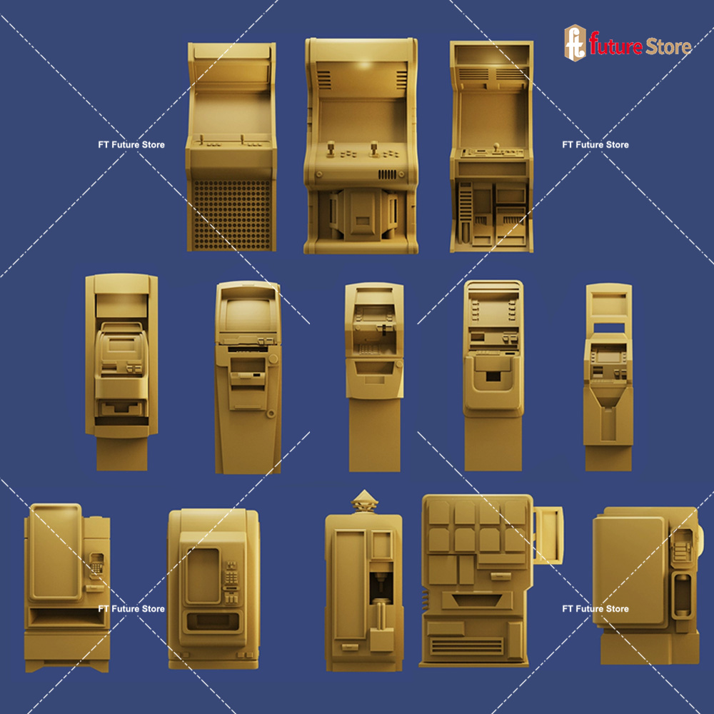 Arcade Vending & Laundry - 3D Baskı 1/64 Arcade Oyunu Self-servis