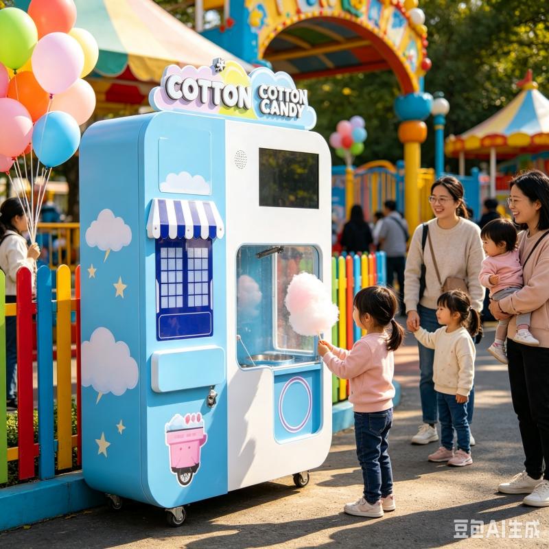 Candy Floss Machine - Özelleştirilmiş Pamuk Şeker Otomatı Akıllı Şeker