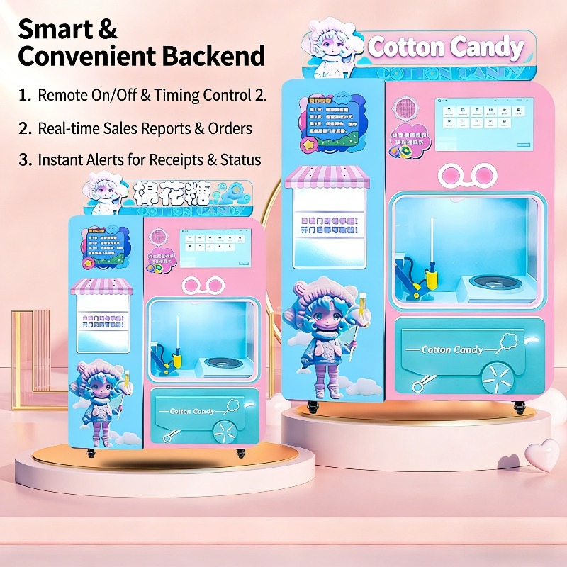 FOB Otomatik Pamuk Şeker Makin - Candy Vending Machine incelemesi ve fiyatı