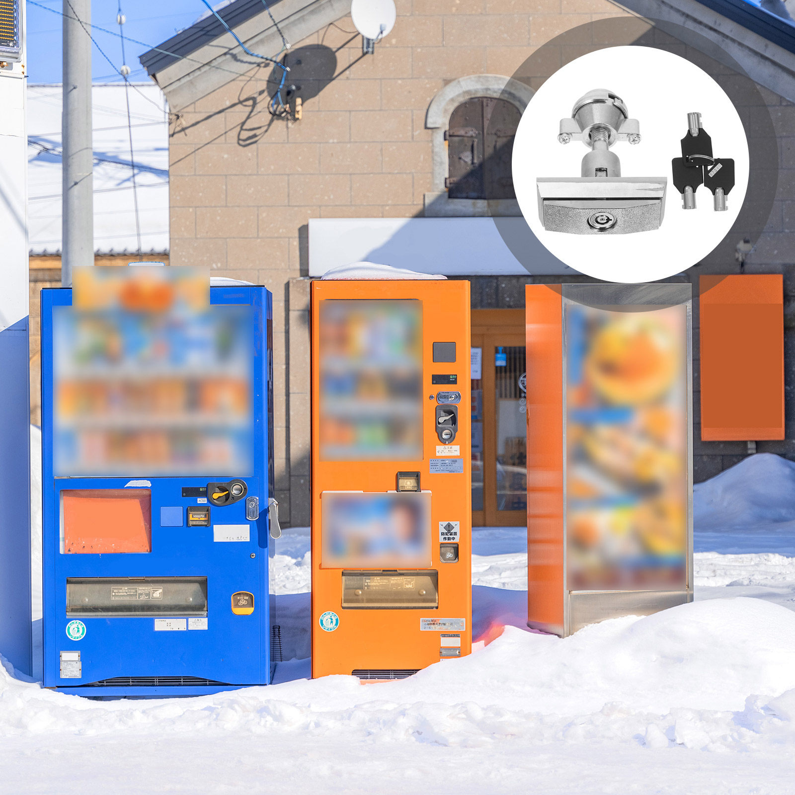 1 takım evrensel otomat kilidi - Candy Vending Machine incelemesi ve fiyatı
