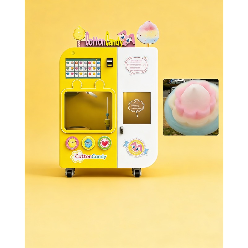 Tam Otomatik Pamuk Şeker Otoma - Candy Vending Machine incelemesi ve fiyatı