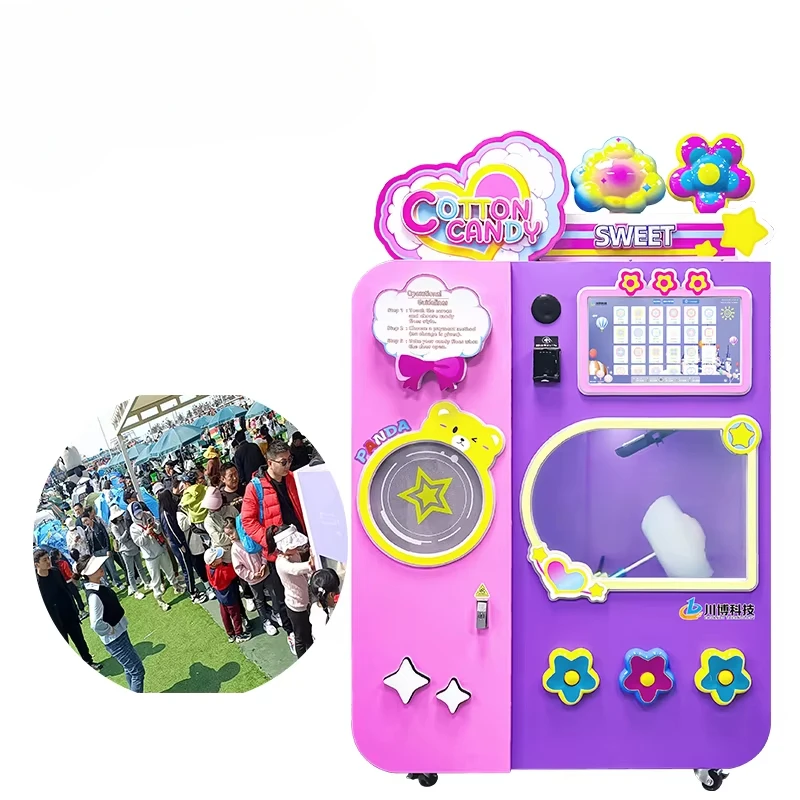 Özelleştirilmiş Pamuk Şeker Ot - Candy Vending Machine incelemesi ve fiyatı